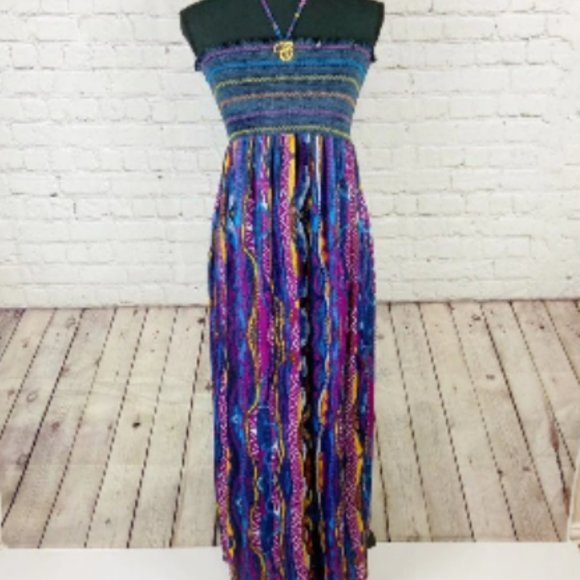 COOGI Dresses & Skirts - COOGI Smocked Tube Top Maxi Dress 2XL